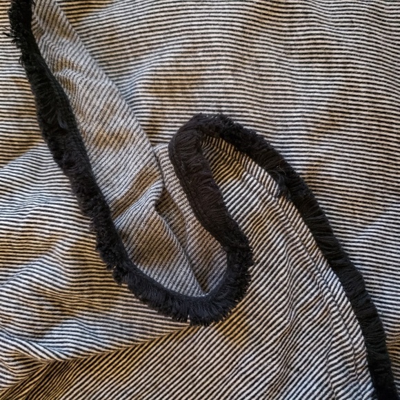 LOFT Striped One Shoulder Ruffle Top - Picture 3 of 5